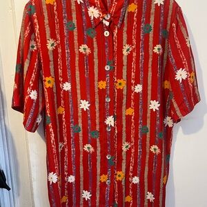 VINTAGE German VERSE Patterned Shirt | Sharp Tailoring | Unisex M